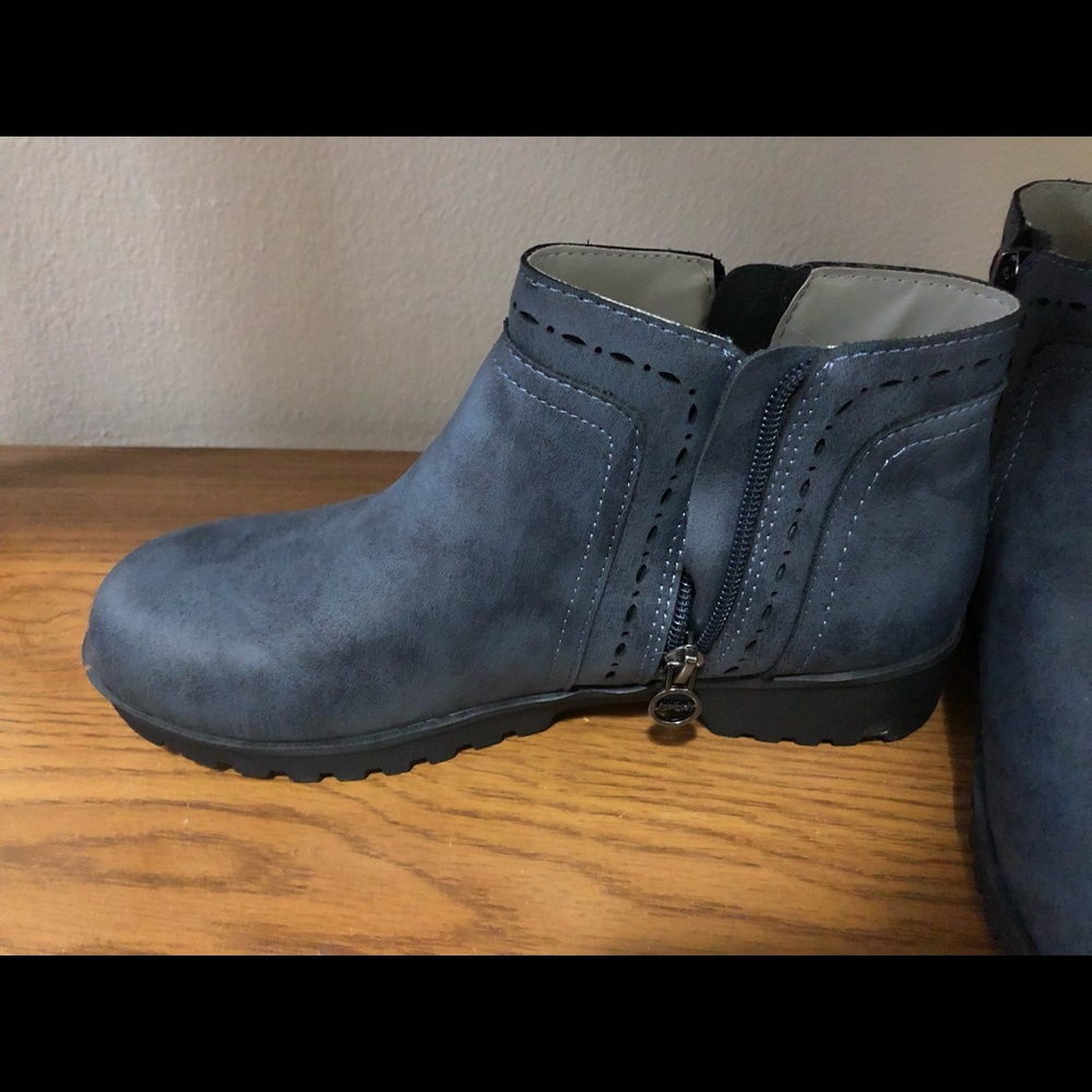 Blue Booties NWT